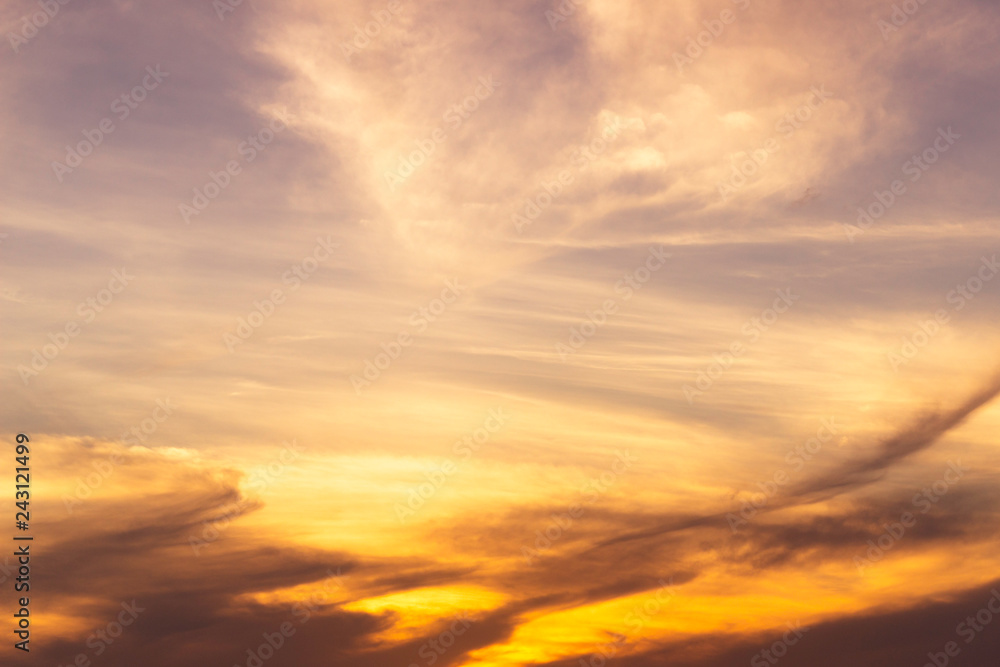 Fototapeta premium cloud and sunset
