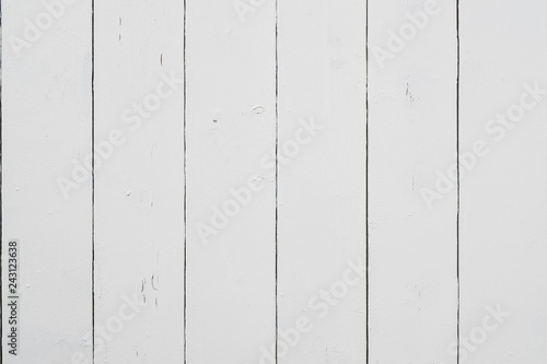 White hardwood wall texture and background