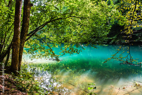 Eye of the Sea lake, Aggtelek National Park, Hungary
