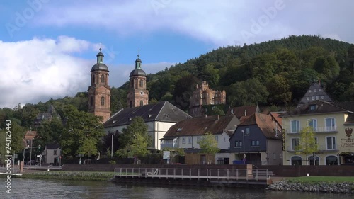 St Jacobs church, Main River, Miltenburg, Germany photo