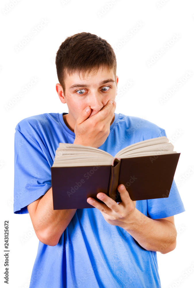 Surprised Man with a Book Surprised Man with a Book