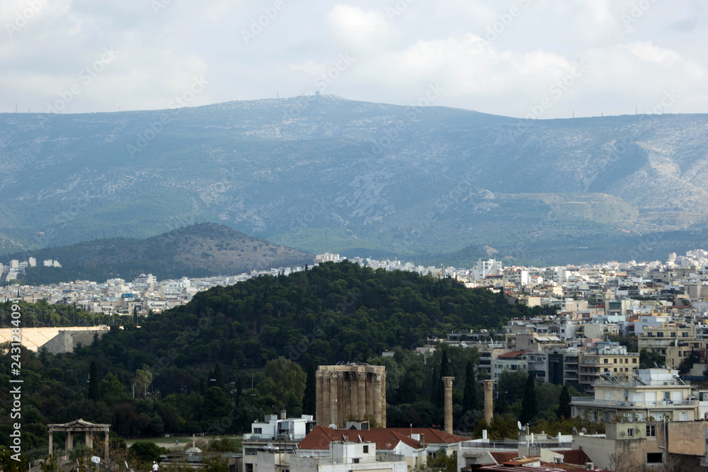 mountains in athens