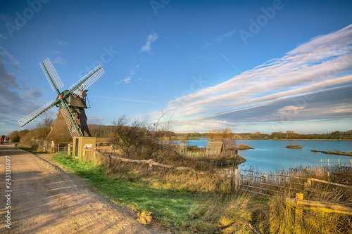 Windmill on a sunny day