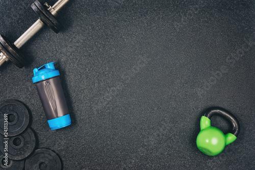 Photography Fitness or bodybuilding concept background