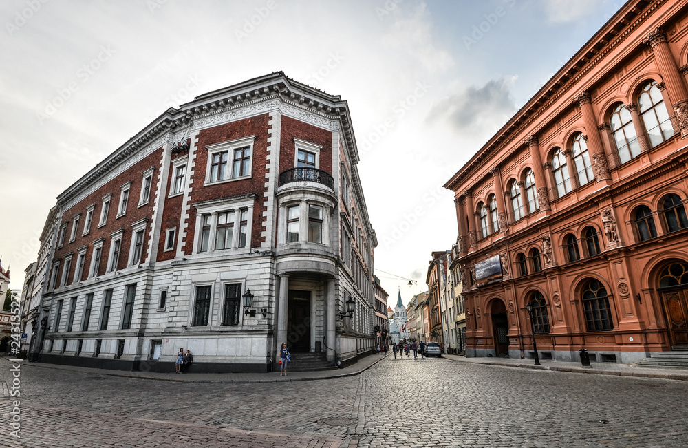 Riga city center, Latvia