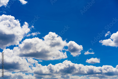 Blue sky with white clouds 8