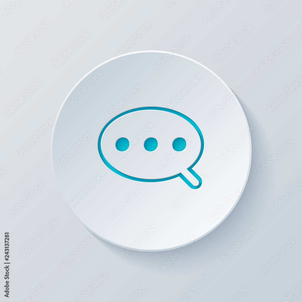 Simple text cloud. Linear, thin outline. Cut circle with gray an Simple text cloud. Linear, thin outline. Cut circle with gray an