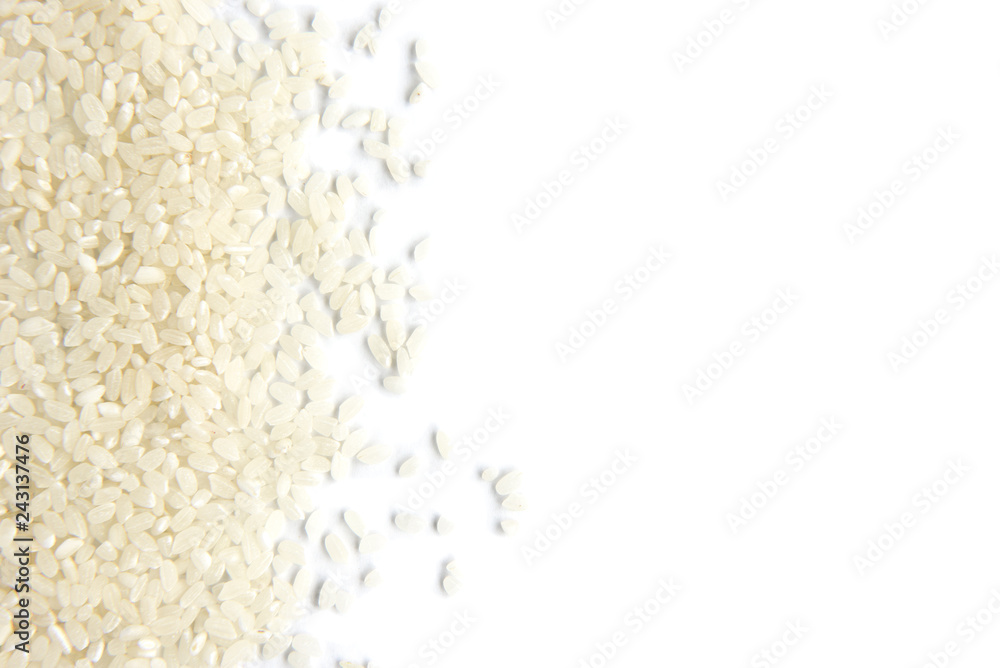Rice isolated on white background Rice isolated on white background