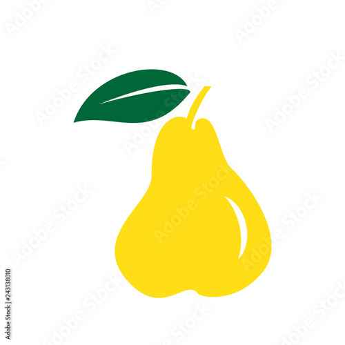 Fruit color icon on white background for graphic and web design, Modern simple vector sign. Internet concept. Trendy symbol for website design web button or mobile app