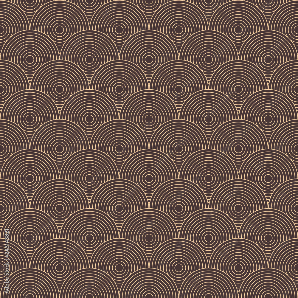 Art deco of circle pattern background. Art deco of circle pattern background.