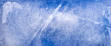 Blue ice texture, closeup background