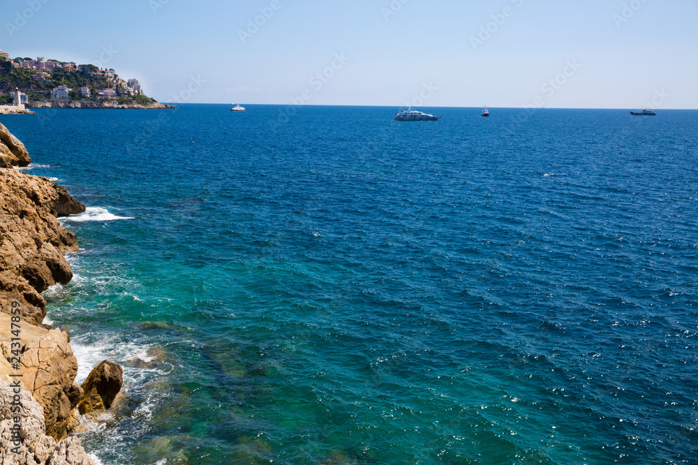 Coast of azure, Nice, France. Coast of azure, Nice, France.