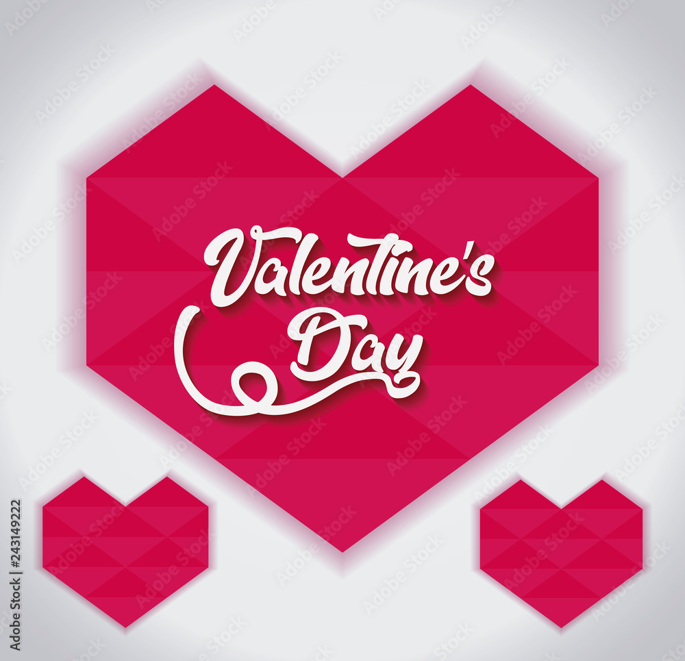 happy valentines day card with hearts happy valentines day card with hearts