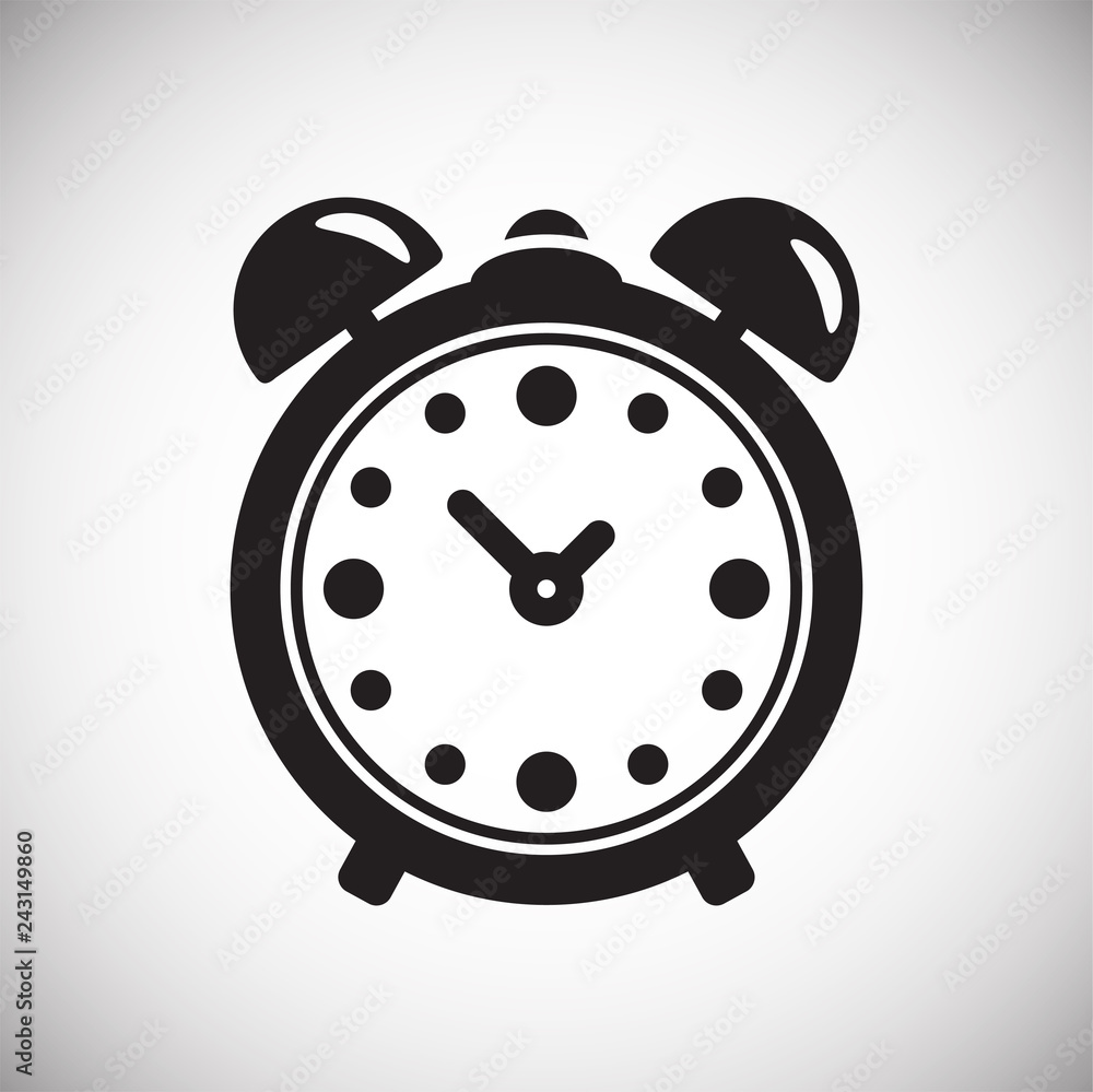 Time icon on white background for graphic and web design, Modern simple vector sign. Internet concept. Trendy symbol for website design web button or mobile app Time icon on white background for graphic and web design, Modern simple vector sign. Internet concept. Trendy symbol for website design web button or mobile app