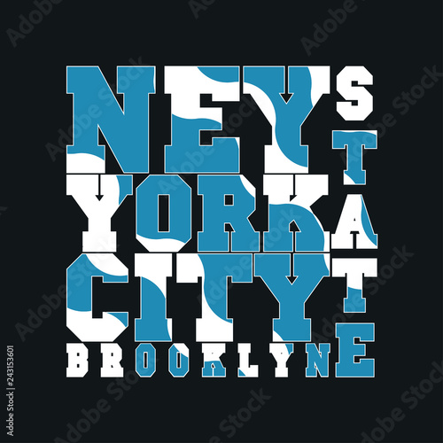 New York typography  design graphic