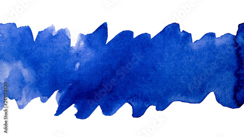 blue strip abstract watercolor texture  hand drawn painting 