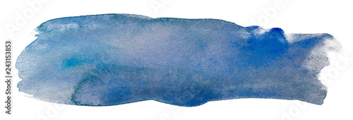 blue abstract watercolor texture, hand drawn painting,