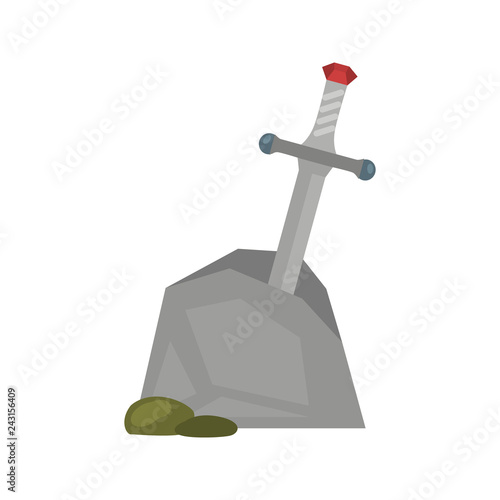 middle ages time blade color flat icon