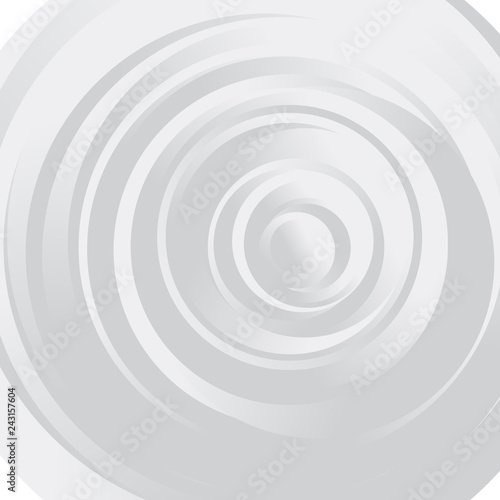 Vector : Abstract gray circles on white background