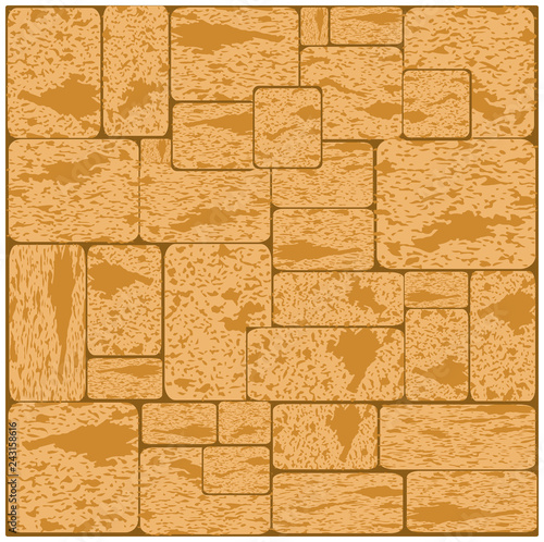 Simple grungy shell rock brick wall pattern surface texture background