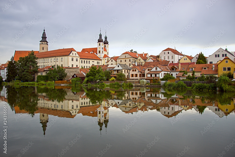 Obraz premium The town of Telc in the Czech Republic