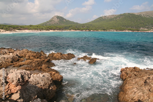 the stony stone coast of Mallorca