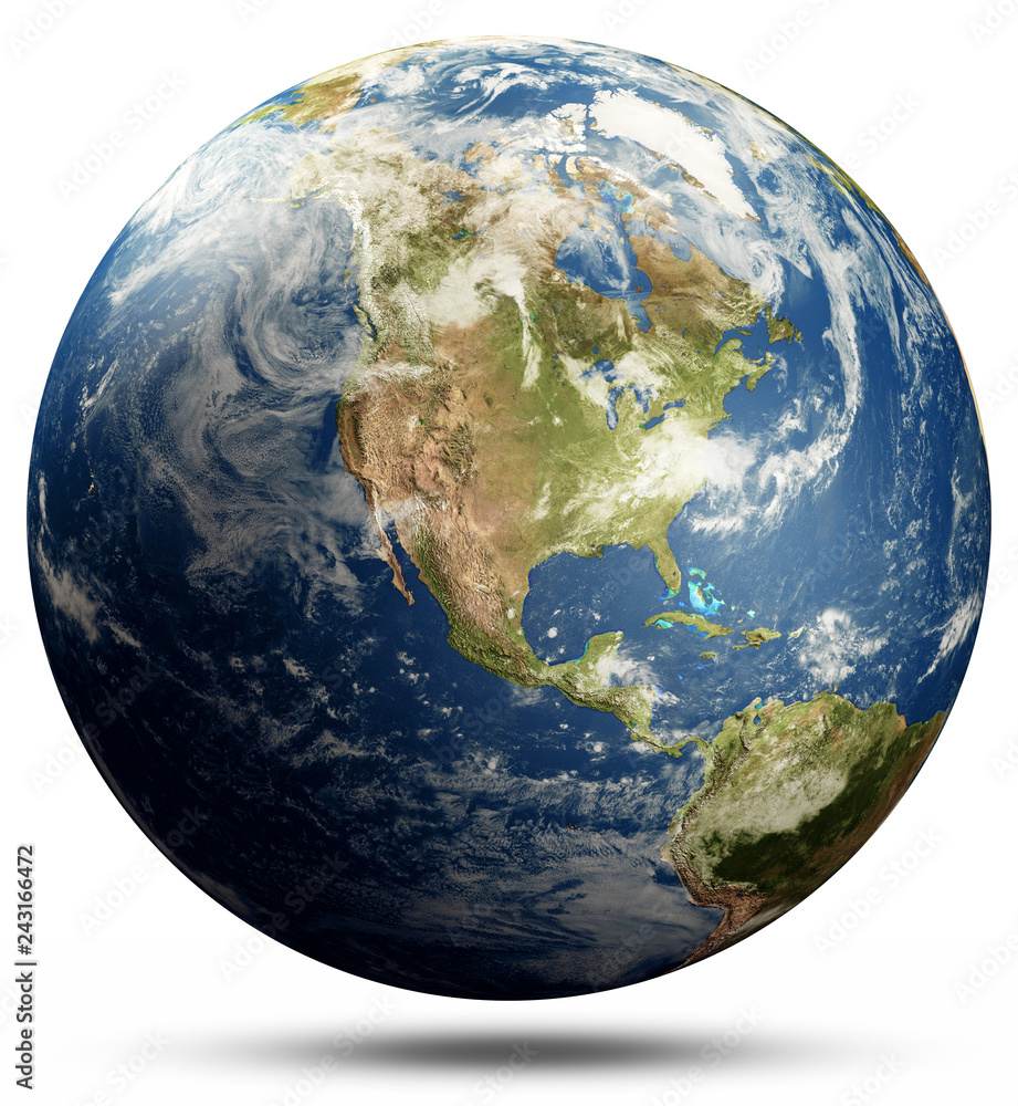 Planet Earth America - obrazy, fototapety, plakaty 