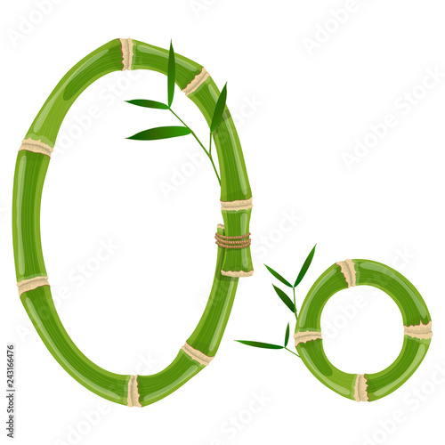 Bamboo letter O