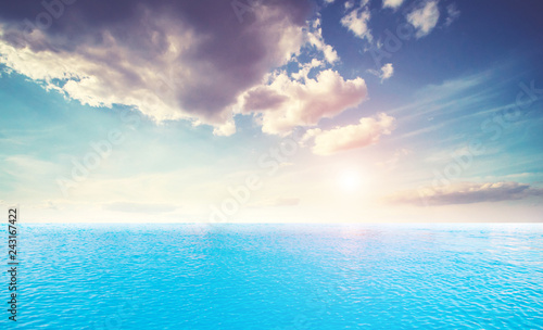 Tropical sky and sea © 1xpert