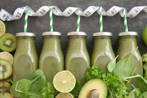 Green vegetable smoothies