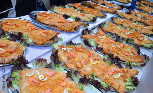 Moroccan Chicken Bastila One of the most famous food in Morocco photo