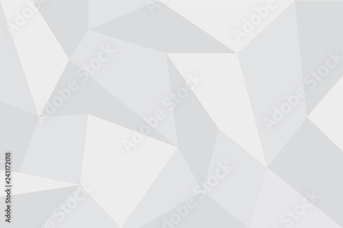 Abstract, background pattern made with trapezoid shapes in tones of light grey color. Modern, futuristic vector art.