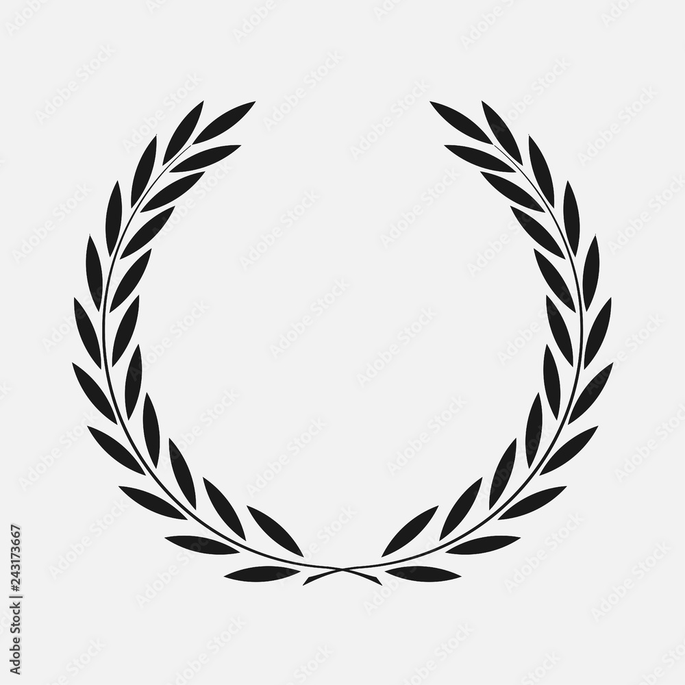 icon laurel wreath, spotrs design