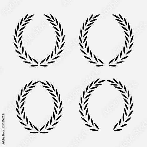 icon laurel wreath, spotrs design