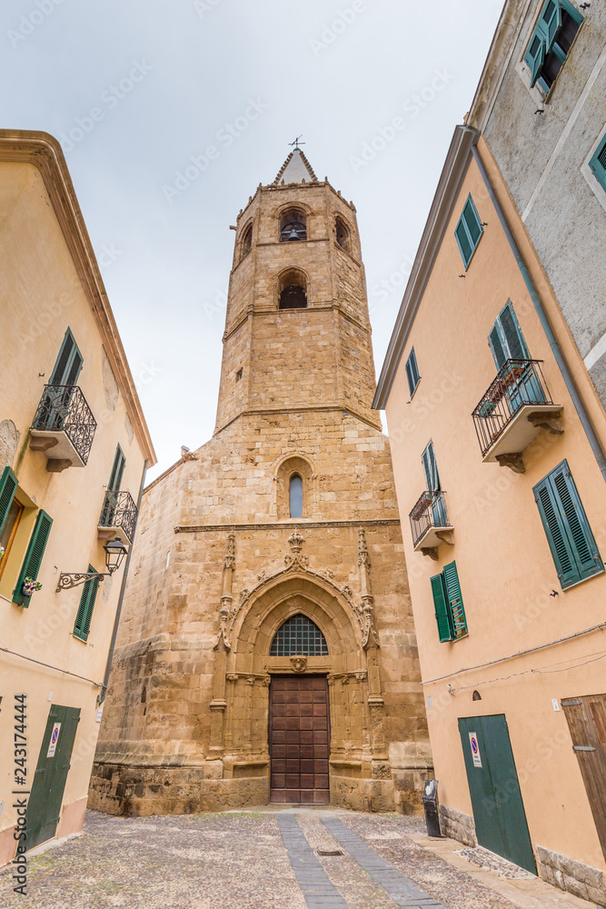 Cathedral of St. Mary the Immaculate in Alghero, Sardinia, Italy