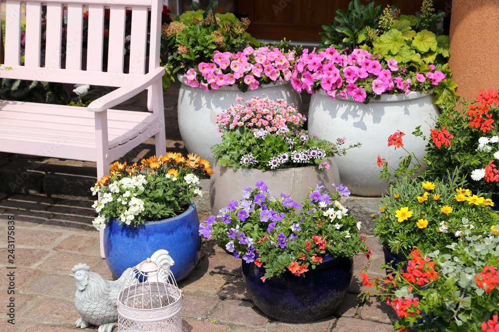 Fototapeta premium Garden decorations.