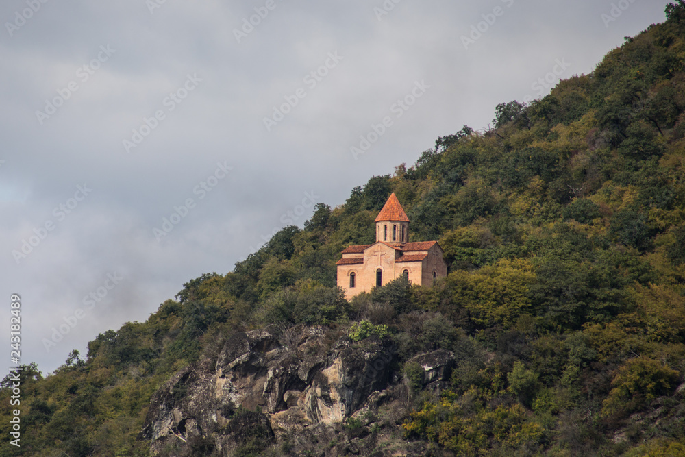 Old Ancient Albanian Church at the mountain
