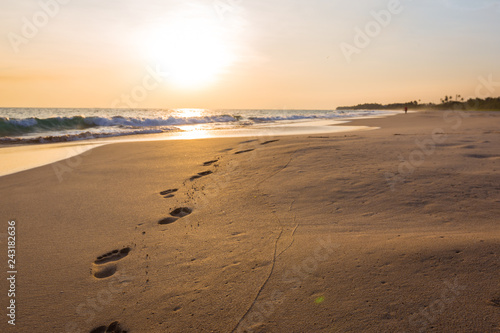 Wallpaper Mural Landscape of sunset on paradise tropical beach in Sri Lanka Torontodigital.ca