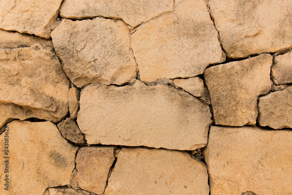 Obraz premium yellow sand stone structure