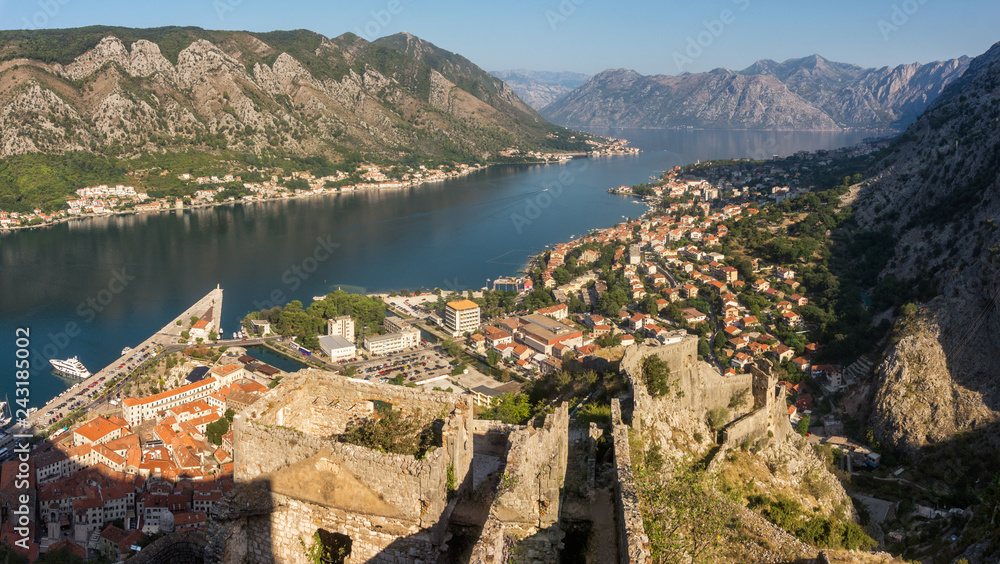Old town of Kotor and Kotor Bay, Montenegro