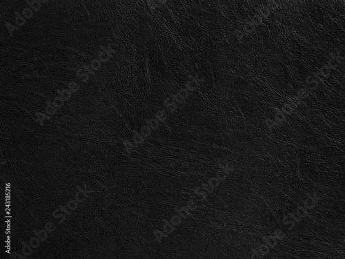 Close-up black leather texture fabric cloth textile background
