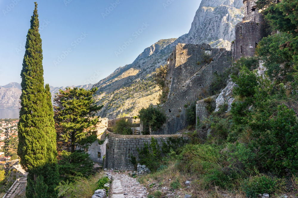 Castle Of San Giovanni, St John fortress, Kotor, Montenegro