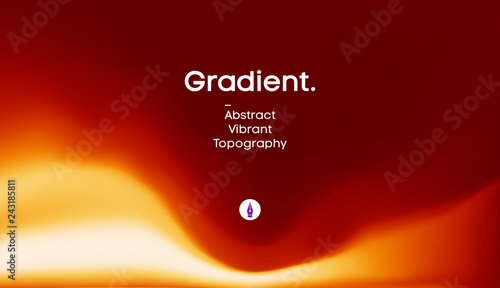 Fluid gradient background design. Futuristic liquid abstract colorful wallpaper. EPS 10