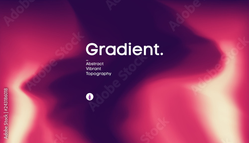 Fluid gradient background design. Futuristic liquid abstract colorful wallpaper. EPS 10