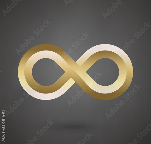 Gold logo design. Vector sign for business company. Luxury gold sign. EPS 10