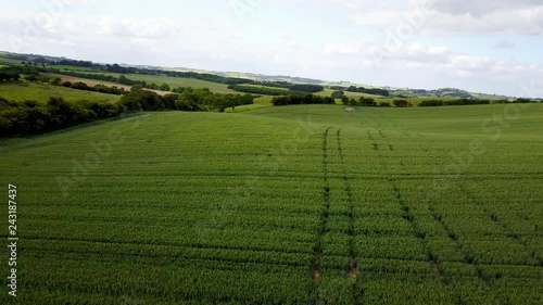 English Countryside Aerial by Drone