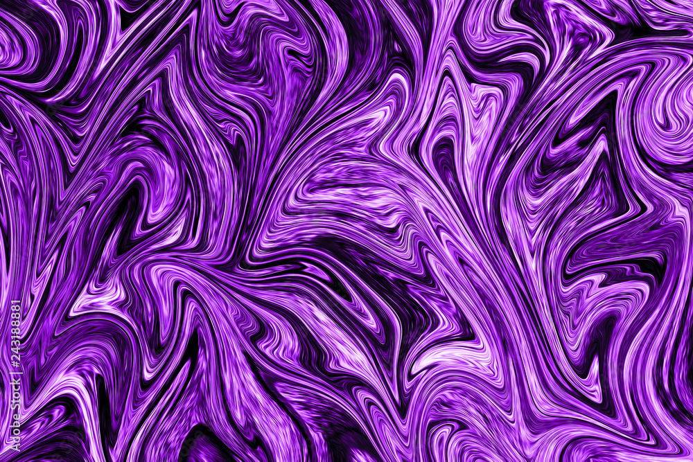 digital abstract art purple