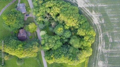 English Countryside Aerial by Drone