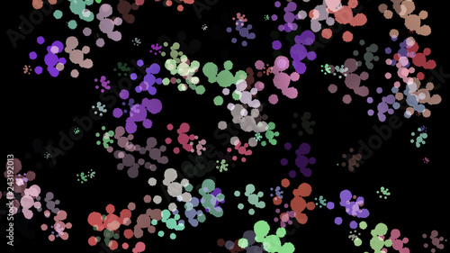 Background with paint. Divorces and drops. Periwinkles.