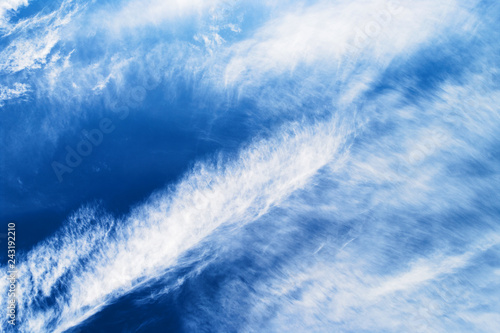Cloudscape with with stratocumulus clouds on the blue sky. © Dariusz Leszczyński
